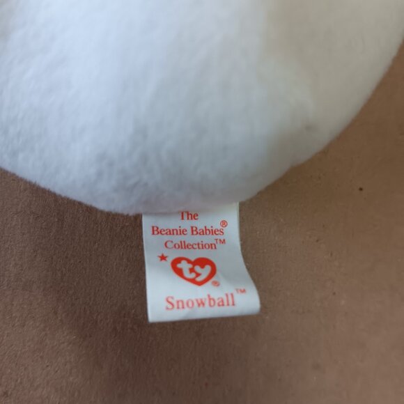 Ty beanie baby set of 2 - 1997 Teddy and 1996 Snowball with original tags - Picture 8 of 14